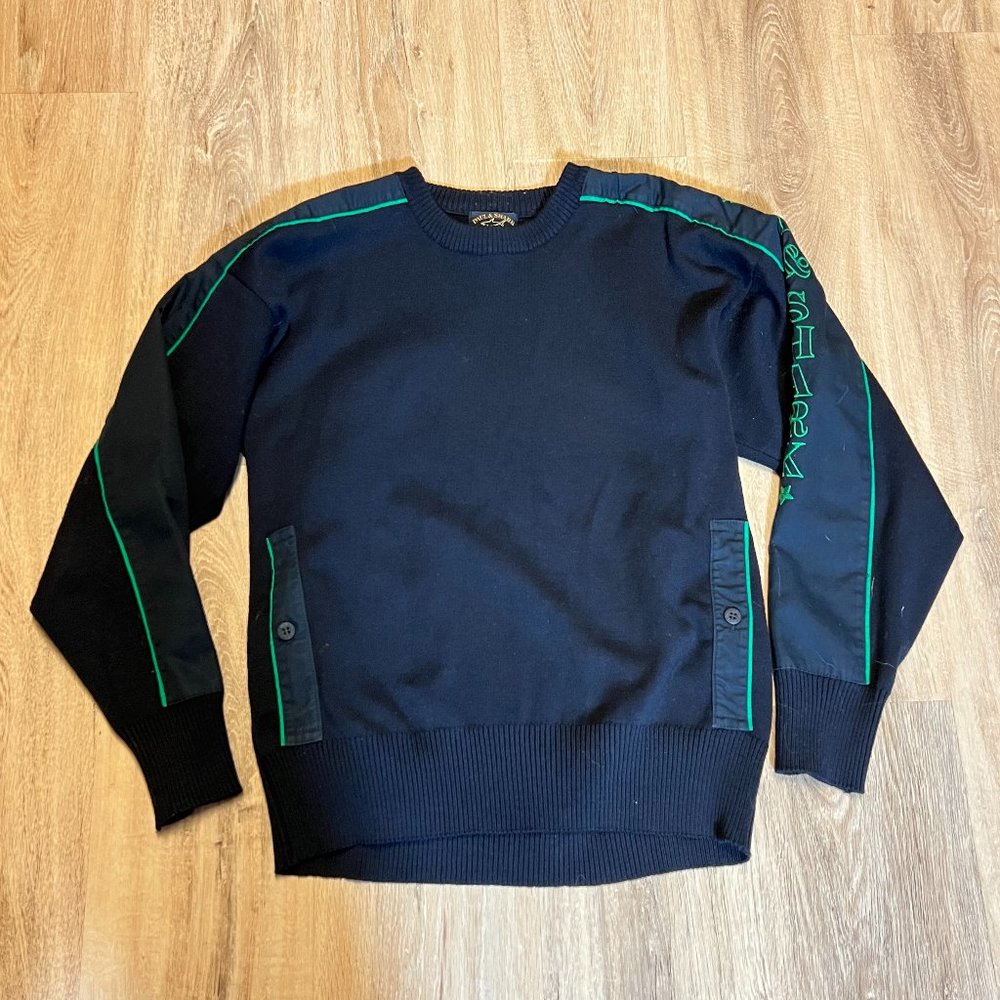 Paul & Shark Sweater Men's Small Blue, Green